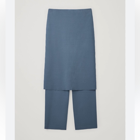 COS Pants - COS All - In - One Skirt Trousers Blue Size M